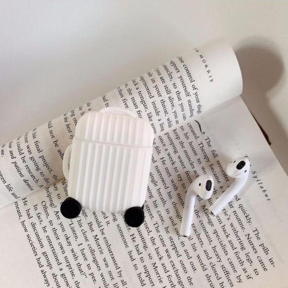 NEW Cute Suitcase Airpods Silicone Case - Picture 5 of 6